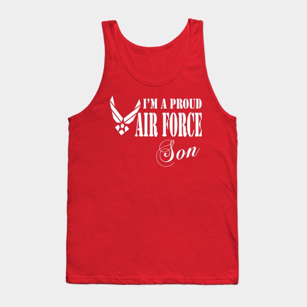 Best Gift for Son - I am a Proud Air Force Son Tank Top by chienthanit